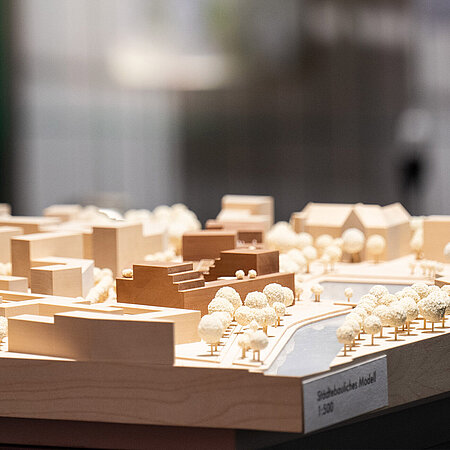 Ausgestelltes Modell auf dem Architekturforum