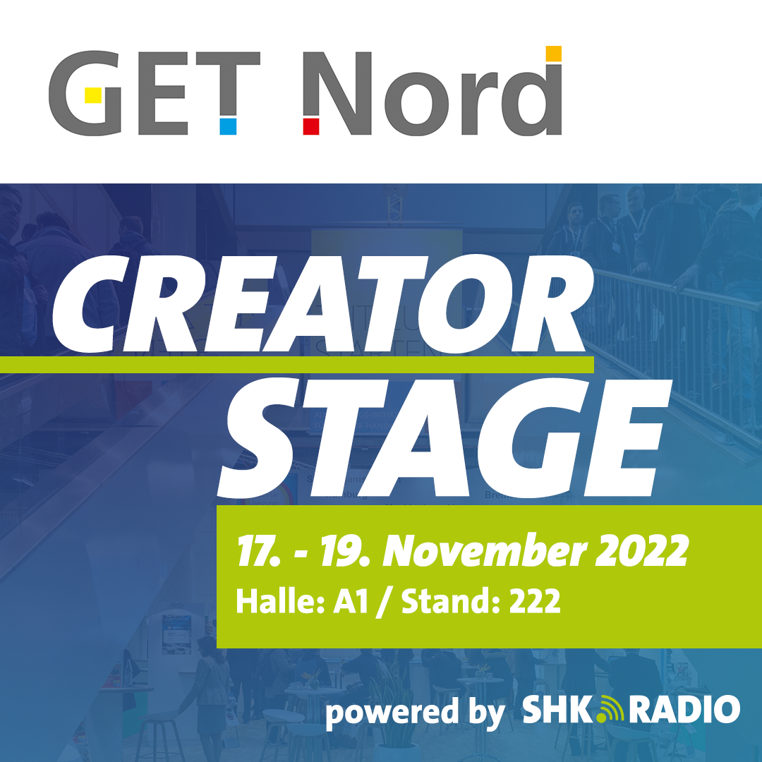 Ankündigung der Creator Stage auf der GET Nord 2022 Ankündigung der Creator Stage auf der GET Nord 2022